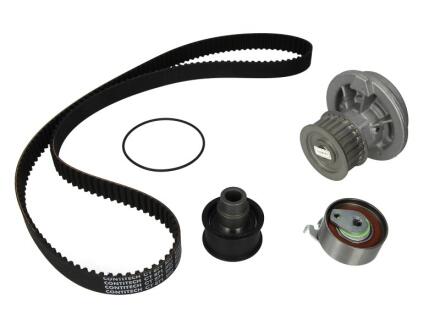 Комплект ГРМ, пас+ролик+помпа HEPU PK03160