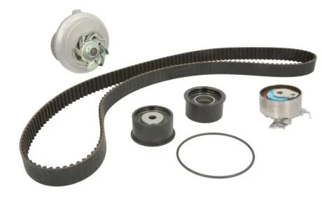 Комплект ГРМ, пас+ролик+помпа HEPU PK03164