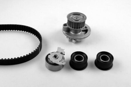 Комплект ГРМ, пас+ролик+помпа HEPU PK03283