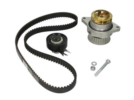 Комплект ГРМ, пас+ролик+помпа HEPU PK05401
