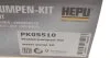 Ремень ГРМ, комплект с водяным насосом HEPU PK05510 (фото 18)