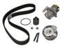 Водяная помпа, VW T-5, 1.9 TDI, 2003&gt; / Caddy III, 1.9 TDI - 2.0 SDI, 2004&gt;, (к-т: ролики / +ремень) HEPU PK05650 (фото 1)