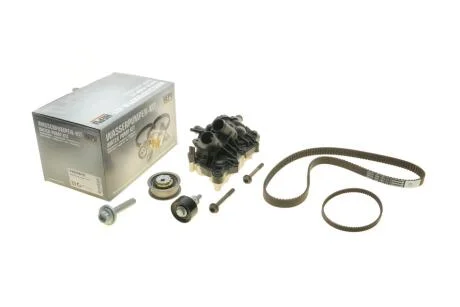 Комплект ременя ГРМ з помпою води HEPU PK06870