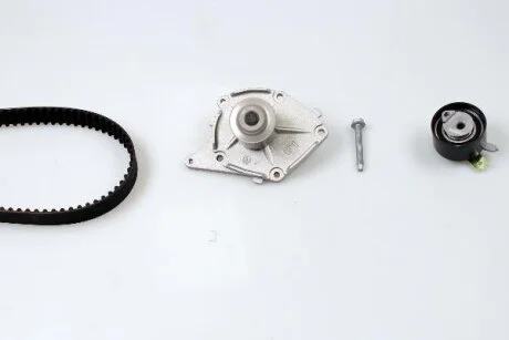 Комплект ГРМ, пас+ролик+помпа HEPU PK09581