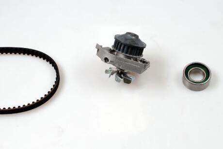 Комплект ГРМ, пас+ролик+помпа HEPU PK10641