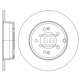 Диск гальмівний HYUNDAI GRANDEUR TG 10-12 (SANGSIN) Hi-Q (SANGSIN) SD1099