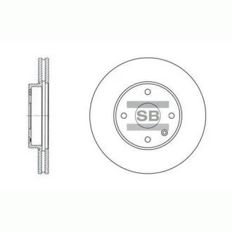 Диск гальмівний Hi-Q (SANGSIN) SD3007