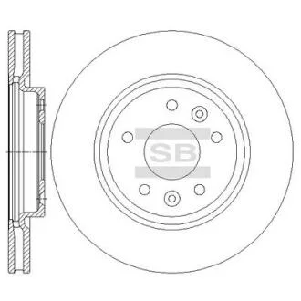 Диск гальмівний Hi-Q (SANGSIN) SD4251