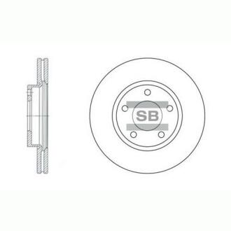 Гальмівний диск Hi-Q (SANGSIN) SD4401