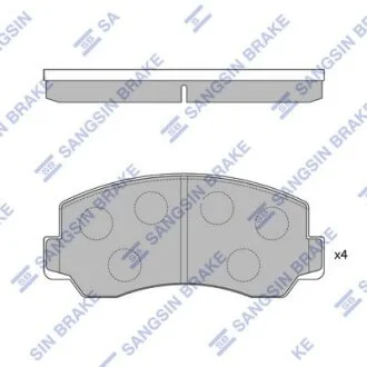 Колодки дискового тормоза Hi-Q (SANGSIN) SP1057
