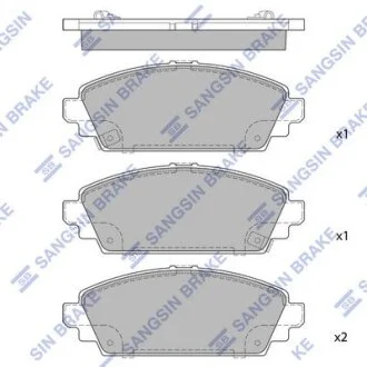 Колодки дискового тормоза Hi-Q (SANGSIN) SP1572