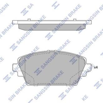 Комплект гальмівних колодок Hi-Q (SANGSIN) SP1582