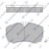 Комплект гальмівних колодок з 4 шт. дисків Hi-Q (SANGSIN) SP1843 (фото 1)