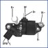 OPEL Регулятор напряжения Astra G,Vectra B,C,Zafira 2.0/2.2 98- HITACHI 130595 (фото 1)