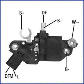 OPEL Регулятор напряжения Astra G,Vectra B,C,Zafira 2.0/2.2 98- HITACHI 130595