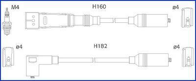 Комплект кабелів високовольтних HITACHI 134717
