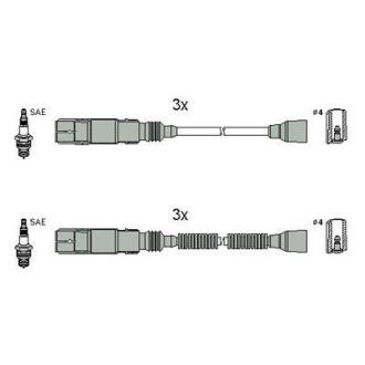 Комплект кабелів високовольтних HITACHI 134952
