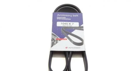 Ремінь генератора (поліклиновий) HUTCHINSON 1045K7