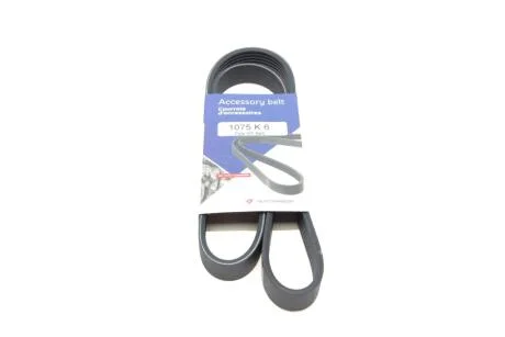 Ремінь генератора VW Crafter 2.0TDI (6PK1075) HUTCHINSON 1075K6