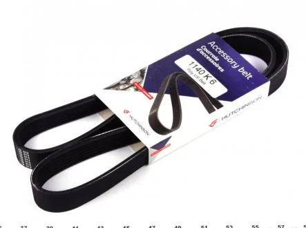 Ремінь генератора (поліклиновий) HUTCHINSON 1140K6