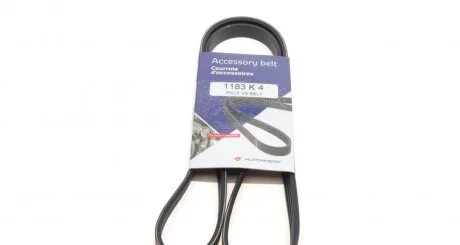 Ремінь генератора (поліклиновий) HUTCHINSON 1183 K 4