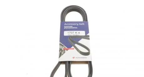 Ремінь генератора (поліклиновий) HUTCHINSON 1707 K 4