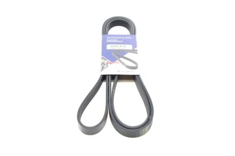 Ремінь генератора (поліклиновий) HUTCHINSON 2200 K 6