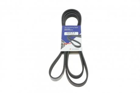 Ремінь генератора (поліклиновий) HUTCHINSON 2225K6