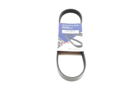 Ремінь генератора (поліклиновий) HUTCHINSON 716 SK 5