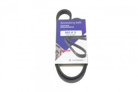 Ремень генератора BMW 3 (E36) 1.8TDS 95-00 (5PK1885) HUTCHINSON 885K5