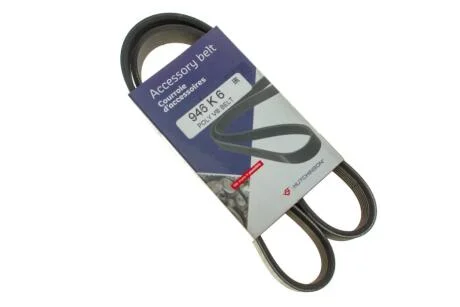 Ремінь генератора 6PK948 Golf V/Audi A3 2.0TDI 03> (-AC)/Jumper/Ducato 2.8HDI 00 HUTCHINSON 946K6