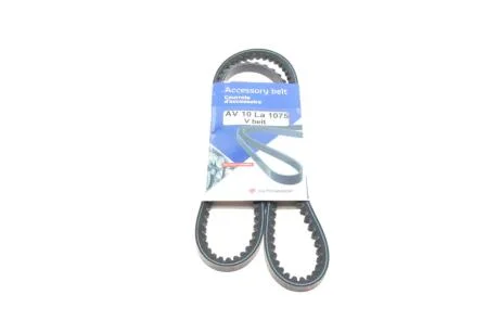 Ремінь генератора (клиновий) HUTCHINSON AV 10 LA 1075