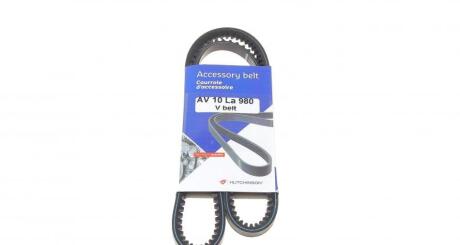 Ремінь генератора (клиновий) HUTCHINSON AV10LA980