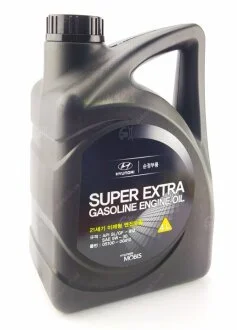 Моторна олива Mobis Super Extra Gasoline SAE 5W-30, 4L. Hyundai/Kia/Mobis 05100-00410