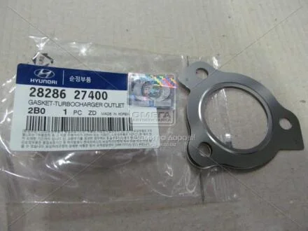 Прокладка турбіни GASKET-TURBOCHARGER OUTLET Santa Fe 06-- Hyundai/Kia/Mobis 2828627400