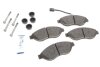 Колодки тормозные (передние) Citroen Jumper/Fiat Ducato/Peugeot Boxer 06- (Brembo)/(с датчиком) ICER 141803 (фото 1)
