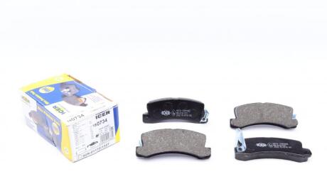 Колодки тормозные (задние) Toyota Camry/Avensis/Lexus RX 06- (Akebono) ICER 180734