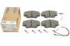 Колодки тормозные (передние) Renault Megane I 1.4-2.0i 96-03 (Lucas - Girling)/(с датчиками) ICER 180993-700 (фото 2)