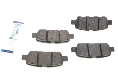 Комплект гальмівних колодок (дискових) ICER 181509