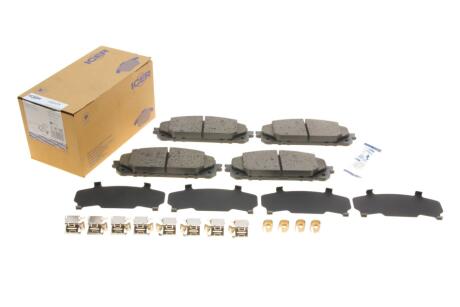 Тормозные колодки передние (18.7 мм) (система AKEBONO) Jeep Cherokee 14- ICER 182177