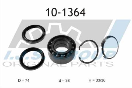 Комплект колісних підшипників IJS GROUP 10-1364