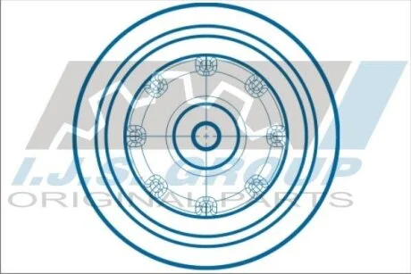 Шків колінчастого валу IJS GROUP 17-1140KIT