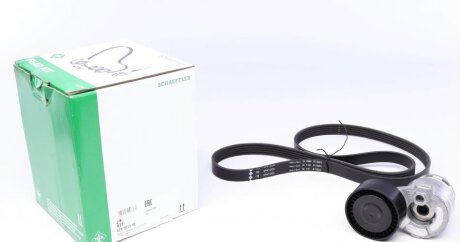 Комплект ГРМ RENAULT Megane II 03-09, Scenic II 03-09, Kangoo 97-07, Clio II 98-05, Modus 04-08, Symbol 98-08, NISSAN Almera N16 00-06, Micra K12 03-10, Kubistar 03-08 INA 529 0015 10