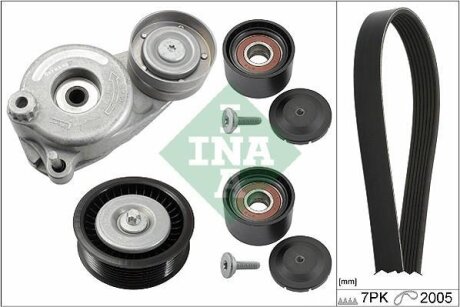 Комплект поликлинового ремня MB C218/X218/W212/A207 10- INA 529 0168 10