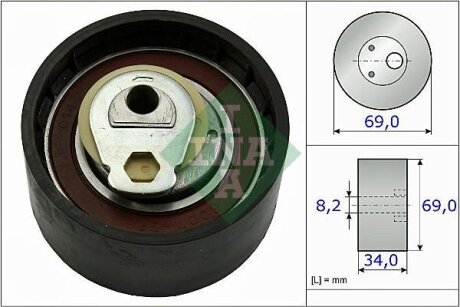 Ролик паска приводного Fiat Ducato 2.3 JTD 04.02- INA 531 0505 10