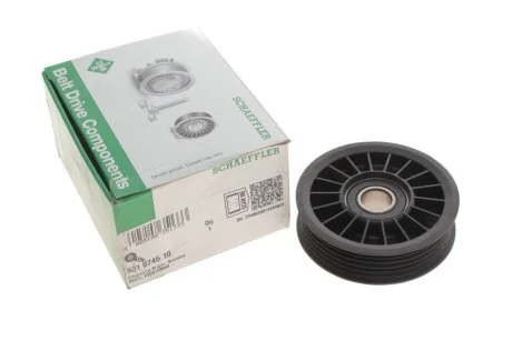 Натяжной ролик поликлинового ремня (15x77x20) VAG A4 A6 VAG 1.9TDI 95-01 INA 531 0745 10