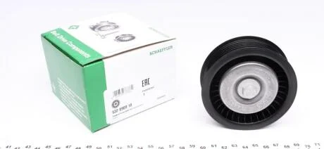 Ролик натяжителя ремня генератора (отдельно) (10x85x26.7 / 7PK) Ford MB 04- INA 532090910