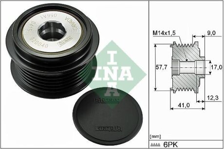 KOгO PASOWE ALTERN JAGUAR S-TYPE XF,XJ 2.7D 04- =535019710 INA 535 0313 10