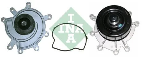 Насос охолоджуючої рідини, з ущільненням CHRYSLER ASPEN DODGE DAKOTA, DURANGO, NITRO, RAM, RAM 1500 JEEP CHEROKEE, COMMANDER, GRAND CHEROKEE II, GRAND CHEROKEE III 3.7/4.7/4.7ALK 09.97- INA 538 0691 10