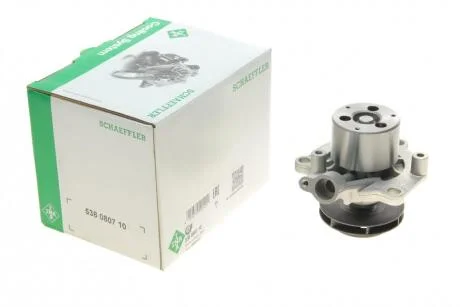 Водяна помпа (без датчика) Audi A1, A3 Seat Altea Skoda Fabia, Octavia VW Polo, Golf VI, Caddy III 1.2Tdi/1.4Tfsi/1.6Tdi/2.0Tdi 05.09- INA 538080710